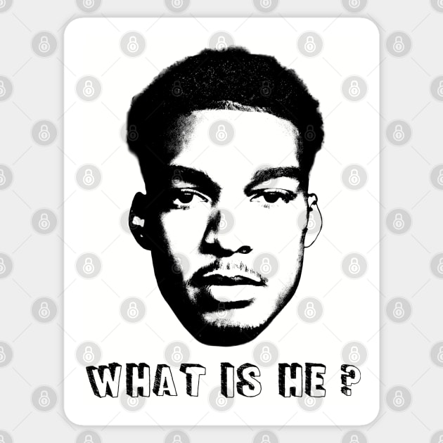 Wembanyama - what is he ? Sticker by Buff Geeks Art